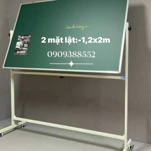 bảng có chân 2 măt lật 1m2x2m